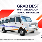 Thumb grab best winter deal on tempo traveller rates