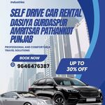 Thumb blue white and navy modern car rental offer instagram post
